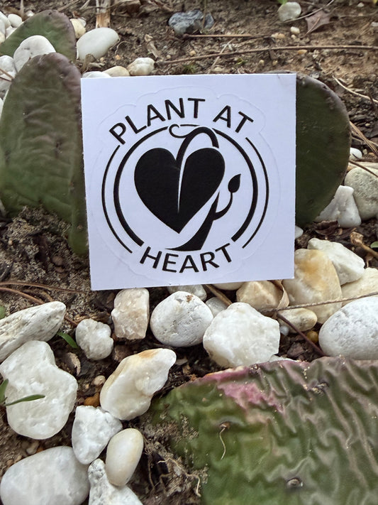 Plant at Heart Vinyl Sticker